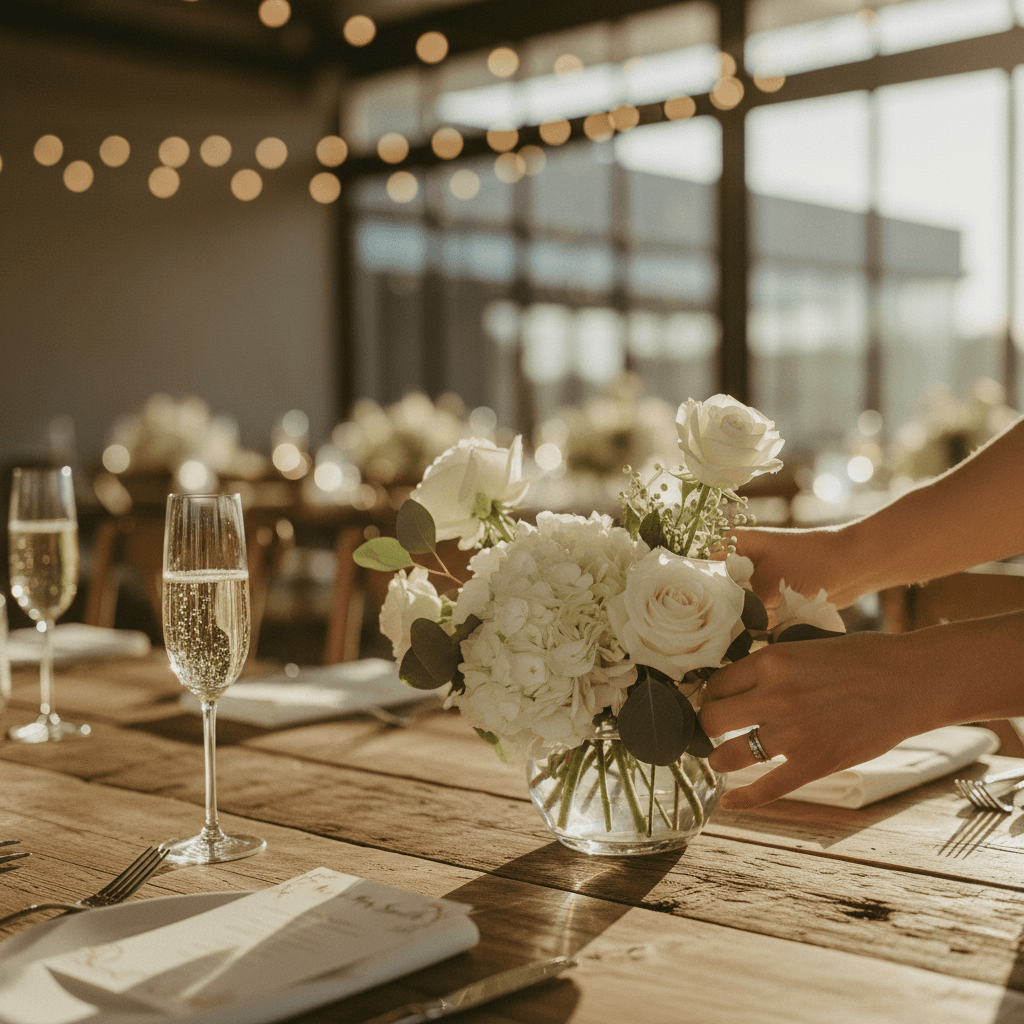 Event décor and table details