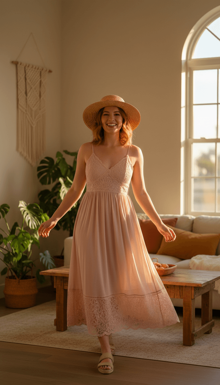Woman laughing during portrait photography session